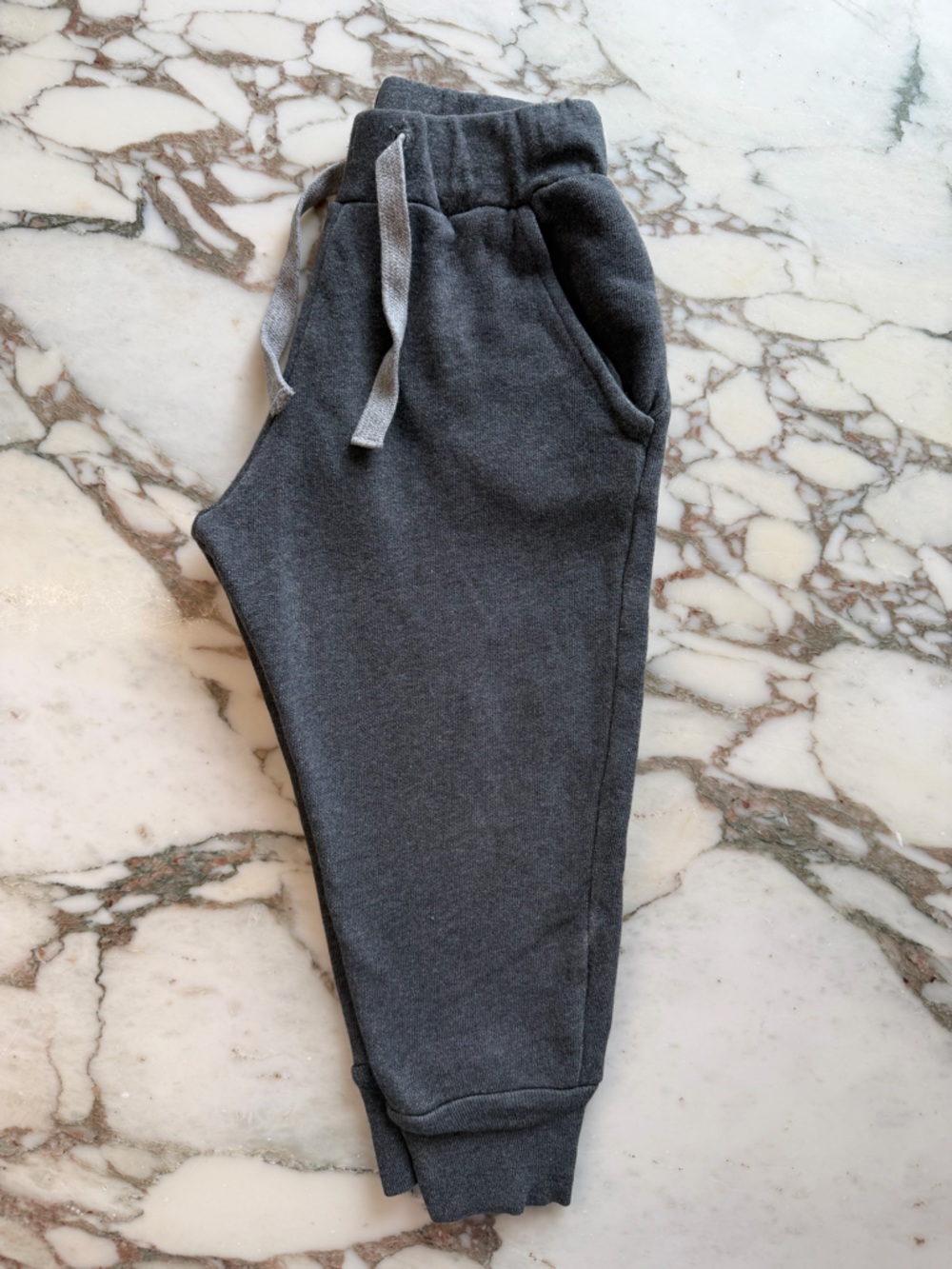 Kids Charcoal Gray Sweatpants Joggers